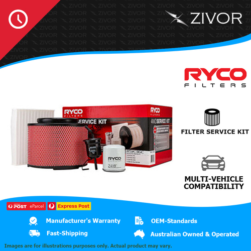 New RYCO Filter Service Kit For TOYOTA HILUX TGN16R 2.7L 2TR-FE RSK36C
