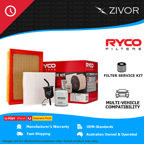 New RYCO Filter Service Kit For TOYOTA HILUX TGN121R 2.7L 2TR-FE RSK38C