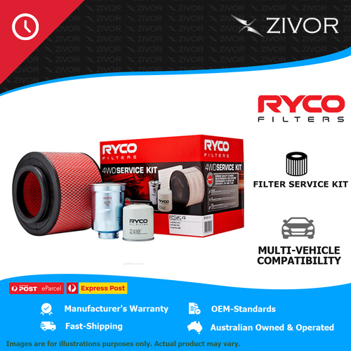 New RYCO 4WD Filter Service Kit For FORD RANGER PK 2.5L WLAT/WLC RSK4