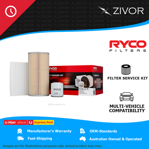 New RYCO 4WD Filter Service Kit For TOYOTA HIACE TRH221R 2.7L 2TR-FE RSK43C