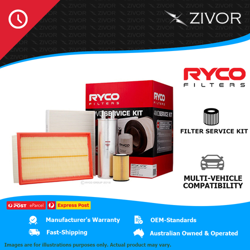 New RYCO 4WD Filter Service Kit For VOLKSWAGEN TRANSPORTER T5 TDI340 RSK49C