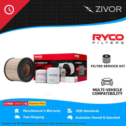 New RYCO 4WD Filter Service Kit For HOLDEN RODEO RA 3.0L 4JH1-TC RSK5