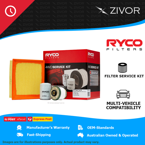 New RYCO Filter Service Kit For MITSUBISHI TRITON MQ 2.4L 4N15 RSK53