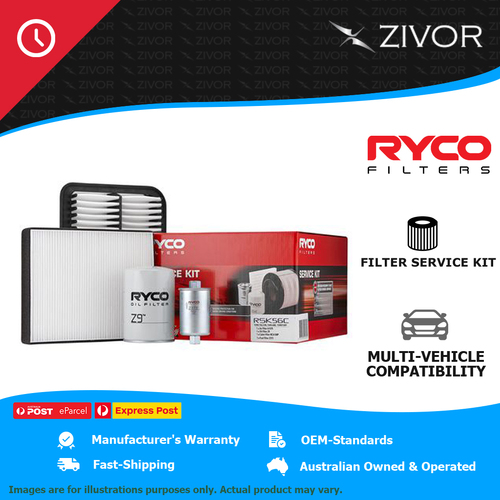New RYCO Filter Service Kit For FORD FALCON BA I XR6 4.0L Barra 182 RSK56C