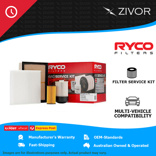 New RYCO Filter Service Kit For NISSAN NAVARA D23 NP300 2.3L M9T YS23DDT RSK57C