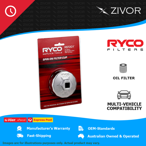 New RYCO Spin On Oil Filter Cup For TOYOTA RAV4 ACA22R 2.4L 2AZ-FE RST201