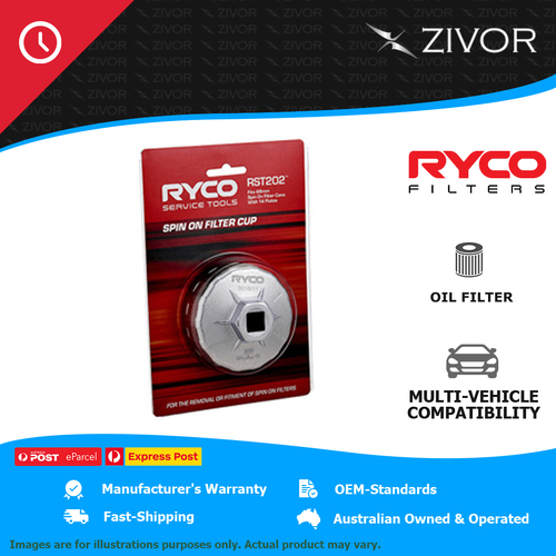 New RYCO Spin On Oil Filter Cup For DAIHATSU APPLAUSE A101 1.6L HD-E RST202