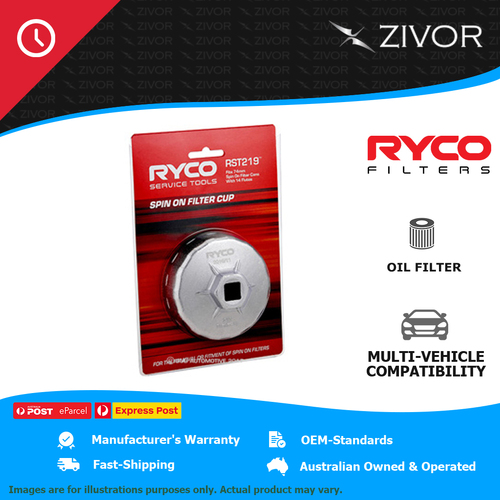 New RYCO Spin On Oil Filter Cup For VOLKSWAGEN CADDY 2C TSI175 1.2L CBZB RST219