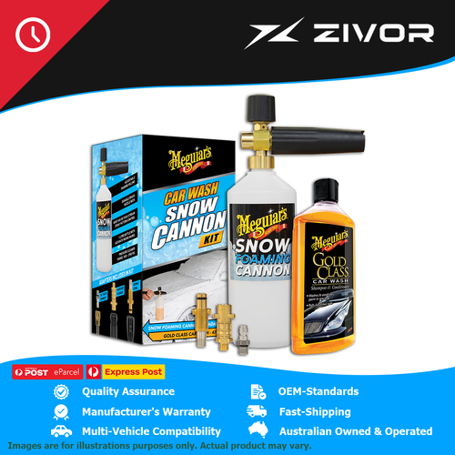 New MEGUIARS Snow Cannon Foam Car Wash kit - With Shampu #SNOWKIT
