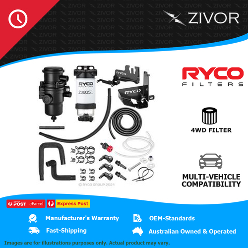 RYCO 4WD Filtration Upgrade For HSV COLORADO RG SPORTSCAT 2.8L Duramax 2.8 X113R