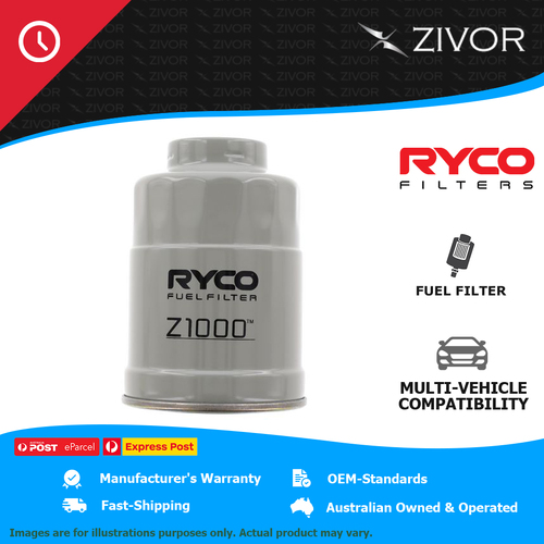 New RYCO Fuel Filter For NISSAN NAVARA D40 2.5L YD25DDTi Z1000