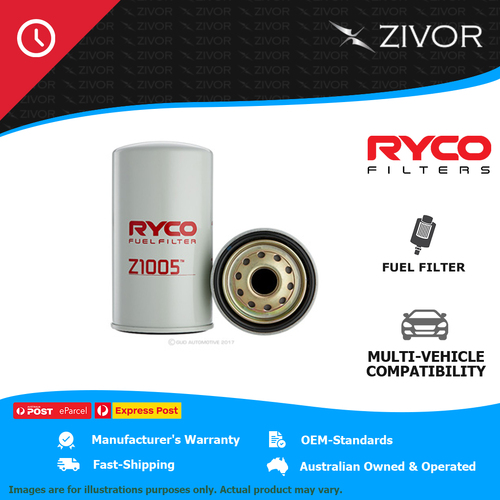 New RYCO Fuel Filter Spin On For MITSUBISHI FUSO HEAVY,SHOGUN FU477 1 Z1005
