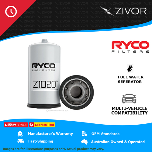 New RYCO Fuel Water Seperator .5kg original manufacturer standard Z1020