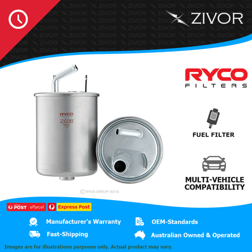 New RYCO Fuel Filter For NISSAN PATHFINDER R51 3.0L V9X Z1038
