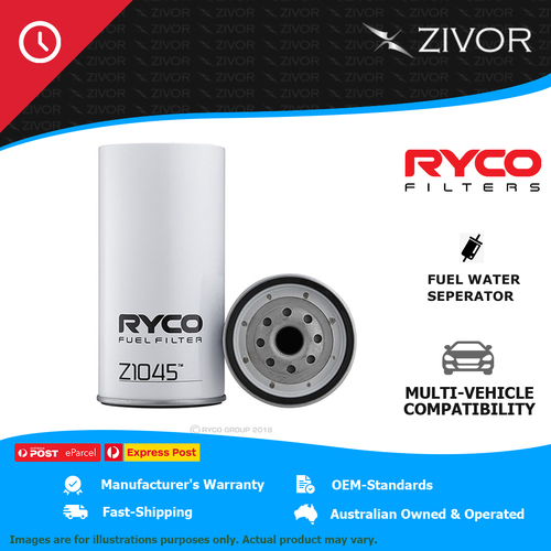 New RYCO Heavy Duty Fuel Water Seperator For MERCEDES-BENZ HEAVY L SERIES Z1045