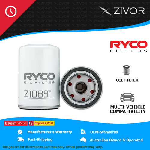New RYCO Oil Filter Spin On For HOLDEN ACADIA AC 3.6L LGX Z1089