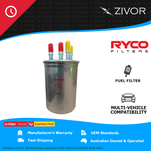 New RYCO Fuel Filter In-Line For LAND ROVER RANGE ROVER SPORT L494 TDV6 Z1100