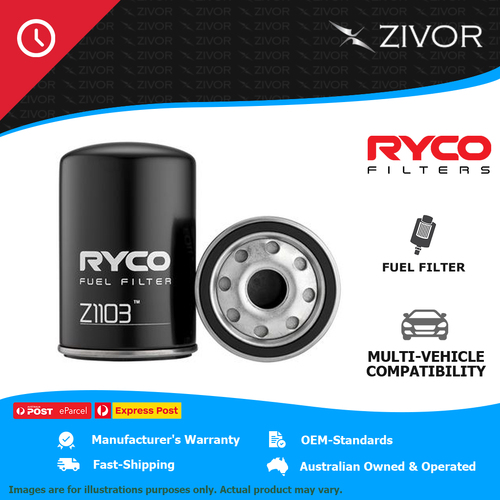New RYCO Fuel Filter Spin On For VOLVO BUS/TRUCK BUS B11R 10.8L D11C Z1103