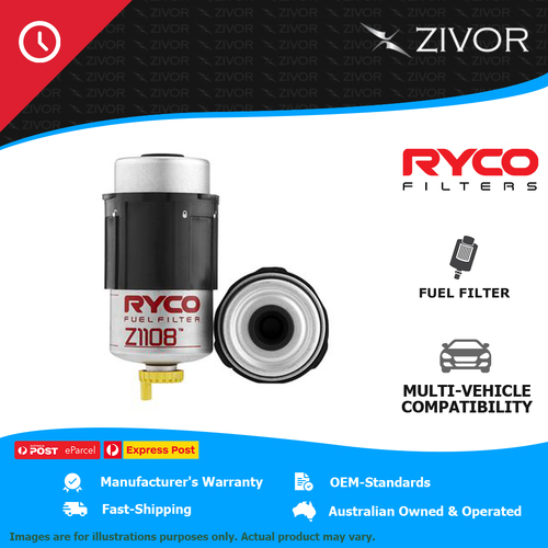 New RYCO Fuel Filter For LAND ROVER DEFENDER L316 90 TD4 2.4L 244DT DT244 Z1108