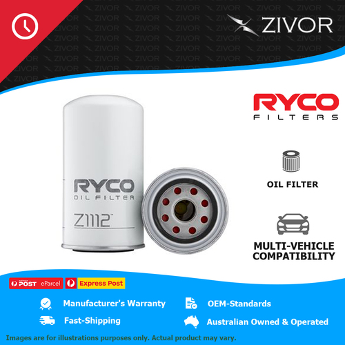 New RYCO Oil Filter Spin On For FORD F450 SUPER DUTY GEN3 Z1112
