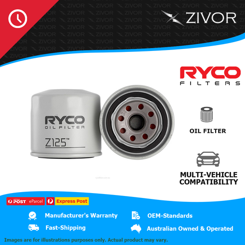 New RYCO Oil Filter Spin On For SUZUKI SIERRA SJ40 SJ410 0.97L F10A Z125