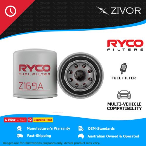 New RYCO Fuel Filter Spin On For ISUZU N SERIES NKR66 4.3L 4HF1 Z169A