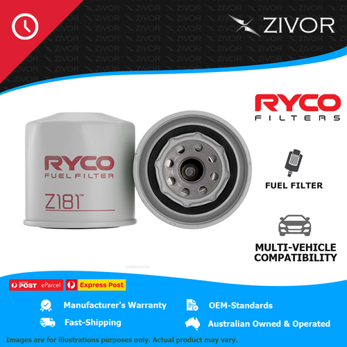 New RYCO Fuel Filter Spin On For ASIA MOTORS COMBI 815 4.1L ZB Z181