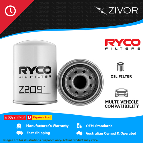 New RYCO Oil Filter Spin On .56kg lubrication system Longer Life - Quality Z209