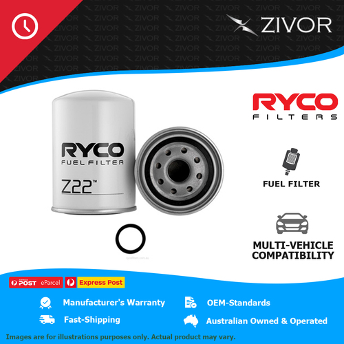 New RYCO Fuel Filter Spin On For HINO SUPER DOLPHIN FY1K 12.9L K13C Z22