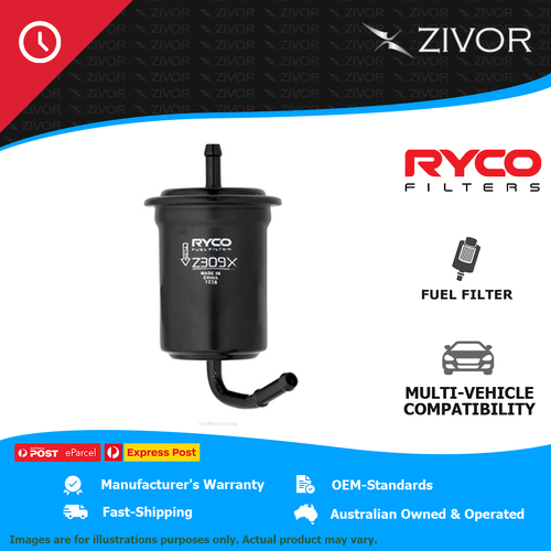 New RYCO Fuel Filter In-Line For FORD CAPRI SC 1.6L B6 Z309X