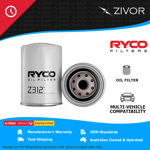 New RYCO Oil Filter Spin On For MITSUBISHI PAJERO ND 2.5L 4D56 Z312