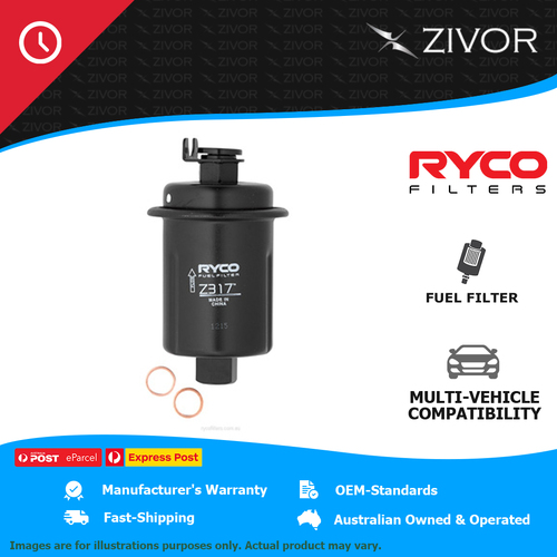 New RYCO Fuel Filter In-Line For HYUNDAI EXCEL X3 1.5L G4EK Z317