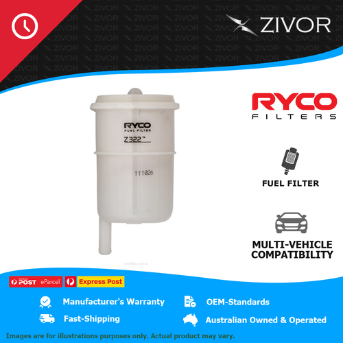New RYCO Fuel Filter In-Line For NISSAN PATROL Y60 GQ 4.2L TB42S Z322