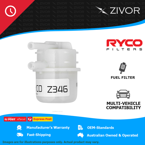 New RYCO Fuel Filter In-Line For MITSUBISHI STARWAGON SF 2.0L 4G63 Z346