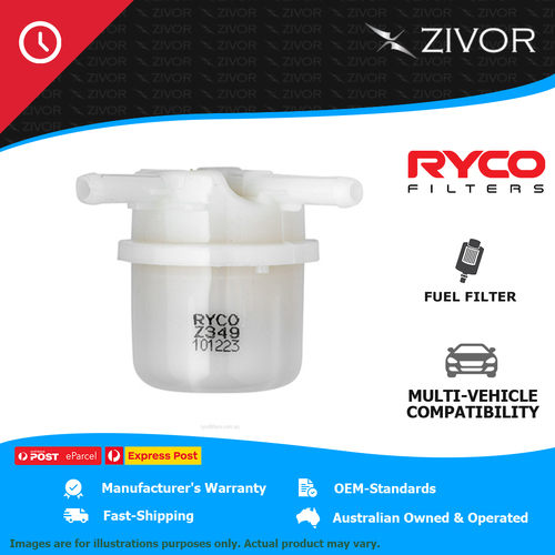 New RYCO Fuel Filter In-Line For TOYOTA CROWN MS65 2.6L 4M Z349