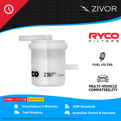 New RYCO Fuel Filter In-Line For SUZUKI SIERRA SJ70, SJ80 SJ413 1.3L G13BA Z367