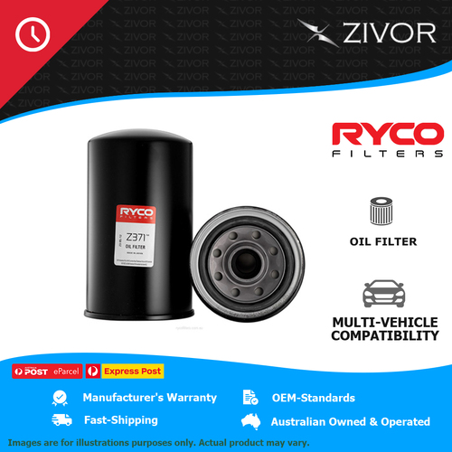 New RYCO Oil Filter Spin On For MITSUBISHI FUSO CANTER FH218 8.2L 6D17 Z371