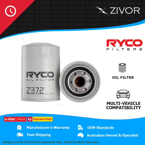 New RYCO Oil Filter Spin On For MITSUBISHI PAJERO NT 3.2L 4M41 Di-D Z372