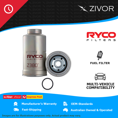 New RYCO Fuel Filter In-Line For TOYOTA DYNA BU300R 4.1L 15B-FTE Z380