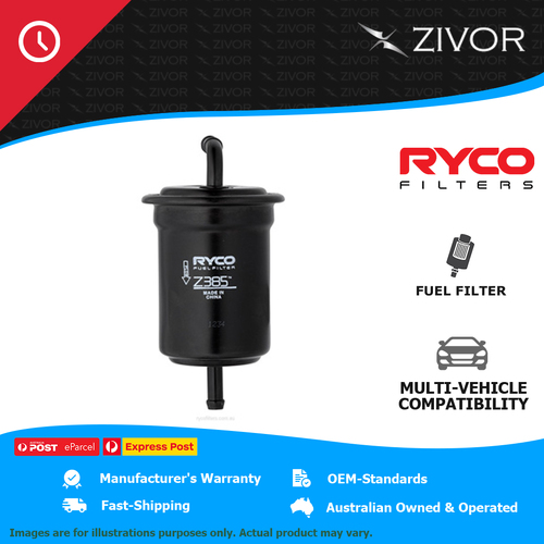 New RYCO Fuel Filter In-Line For FORD TELSTAR AX 2.5L KL Z385