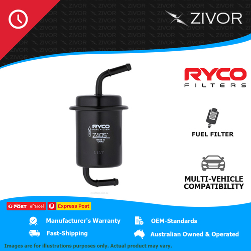 New RYCO Fuel Filter In-Line For FORD RAIDER UV 2.6L G6 Z405
