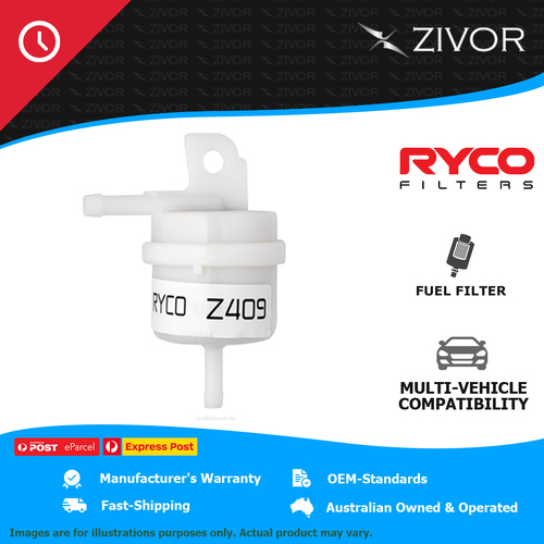 New RYCO Fuel Filter In-Line For DAIHATSU CHARADE G202 0.99L CB23 Z409
