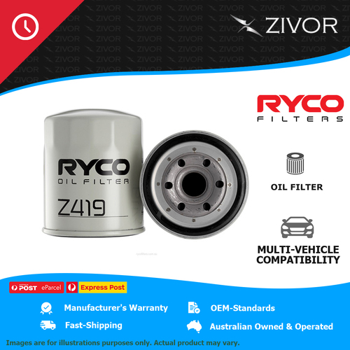New RYCO Oil Filter Spin On For FORD HEAVY TRADER 0409 4.0L TF Z419