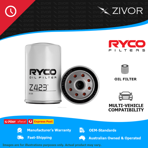 New RYCO Oil Filter Spin On For MERCEDES-BENZ 260E W124 2.6L M103 Z423