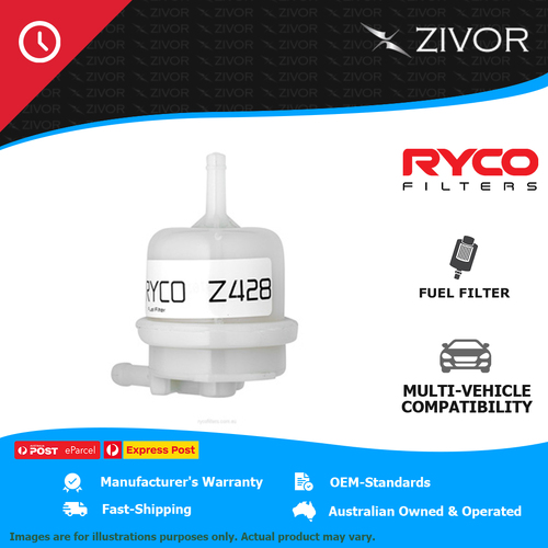 New RYCO Fuel Filter In-Line For SUBARU LEONE DL/GF/GL 1.8L EA81 Z428