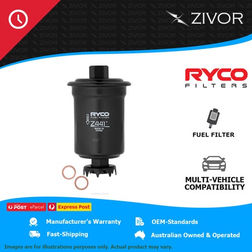 New RYCO Fuel Filter In-Line For TOYOTA CORONA RT142 2.4L 22R-EC Z441
