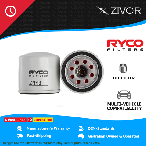 New RYCO Oil Filter Spin On For SUZUKI JIMNY JB74 1.5L K15B Z443