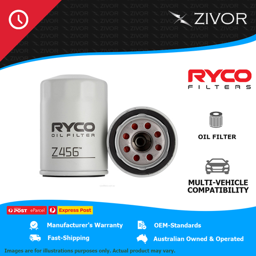 New RYCO Oil Filter Spin On For MITSUBISHI MAGNA TW 3.5L 6G74 E-Gas Z456