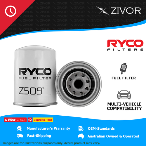 New RYCO Fuel Filter Spin On .53kg original manufacturer standard Z509
