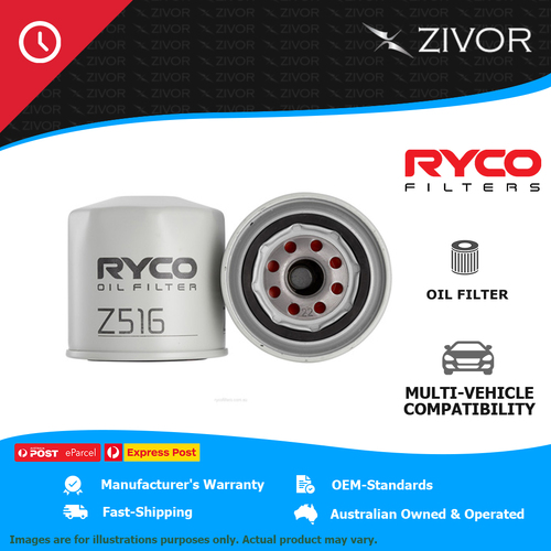 New RYCO Oil Filter Spin On For FORD FALCON FG X XR6 SPRINT 4.0L Barra 325 Z516